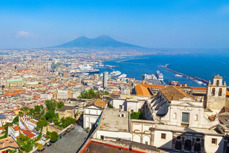 One day in Naples, Italy