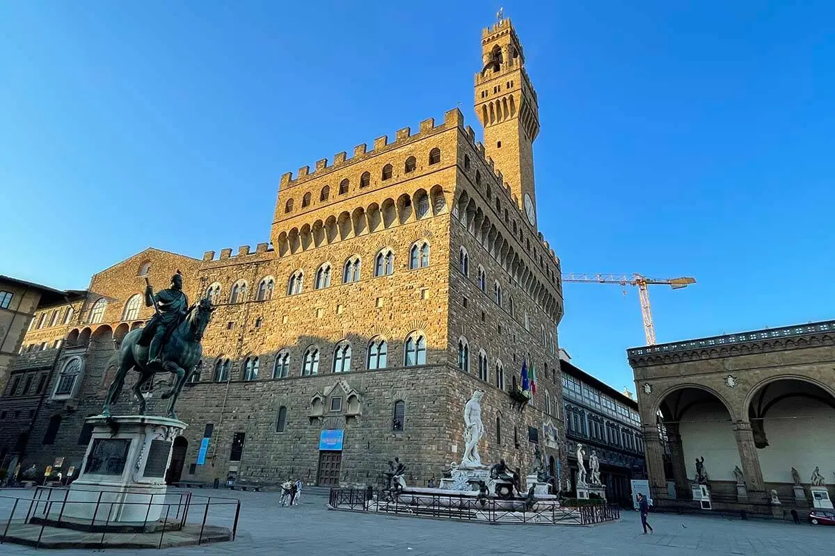Piazza della Signoria and Palazzo Vecchio in Florence