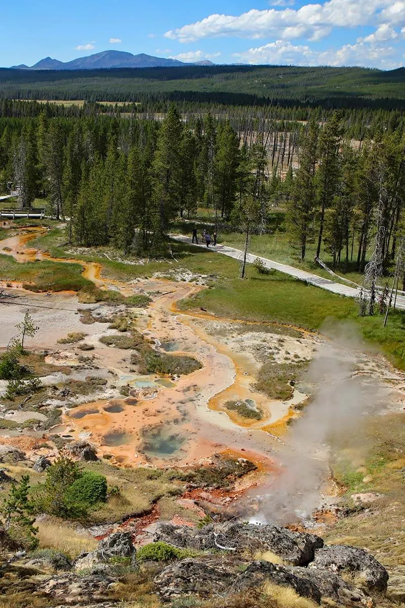 Artist Paintpots in Yellowstone National Park