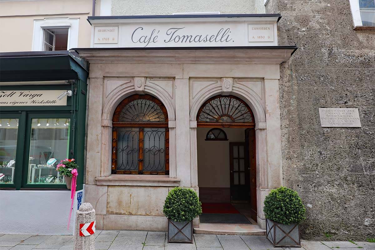 Cafe Tomaselli in Salzburg
