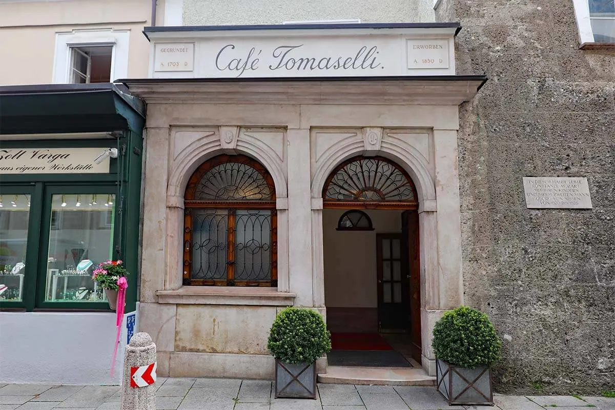 Café Tomaselli en Salzburgo