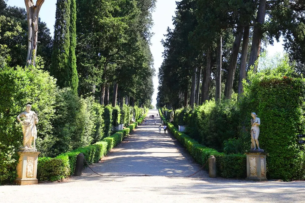 Cypress Lane (Viottolone) in Boboli Gardens Florence