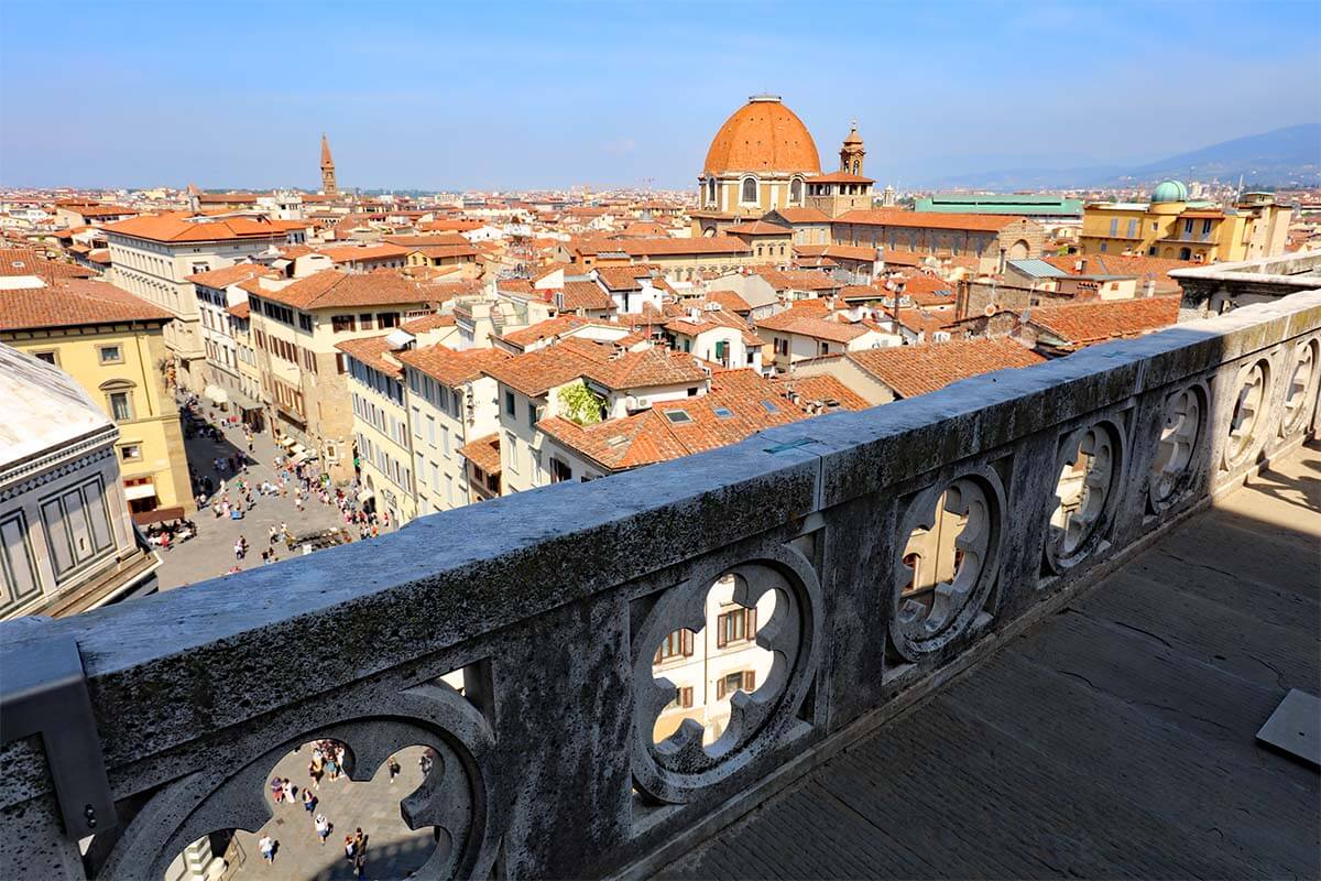 Duomo terraces and city views in Florence