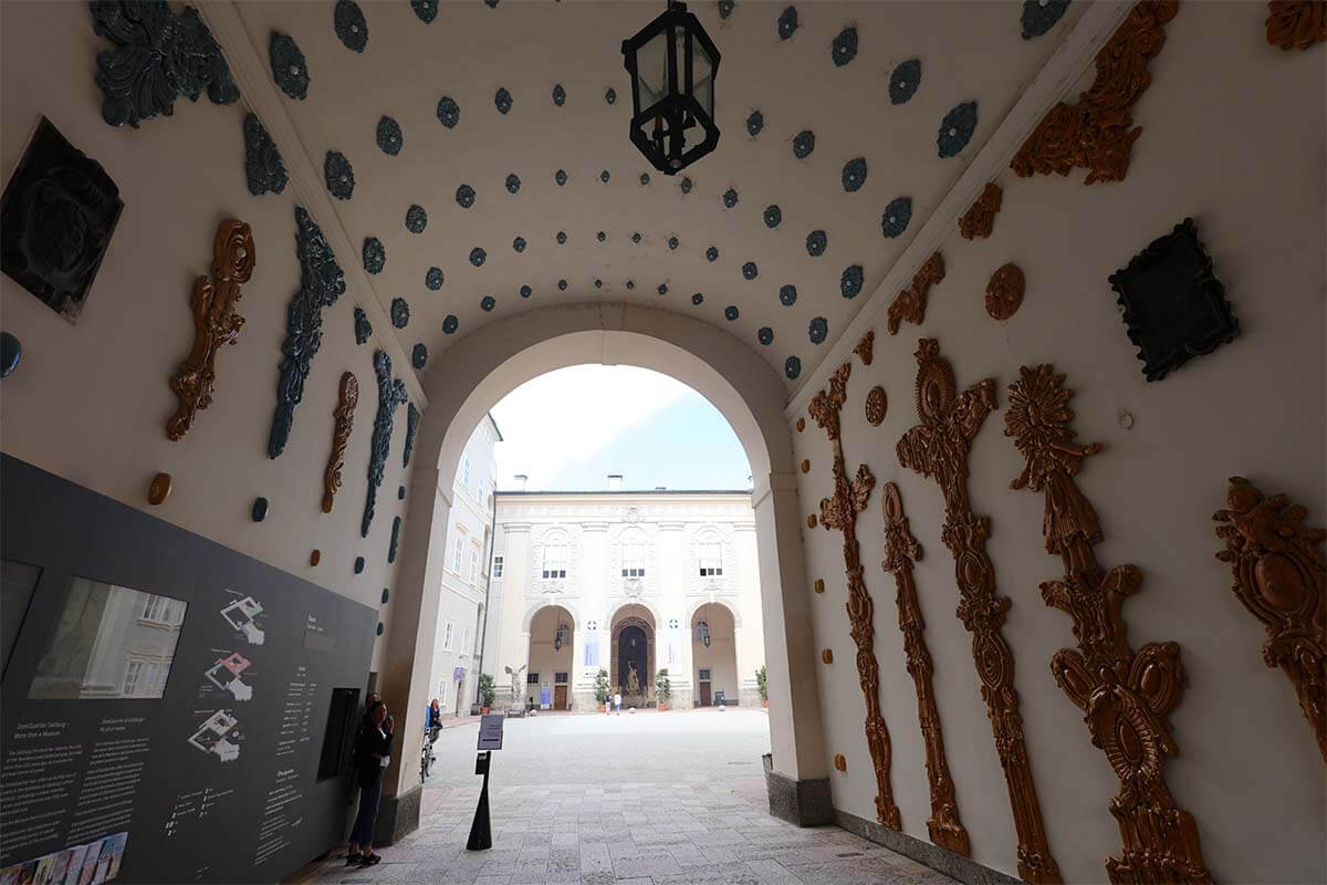 Entrance to DomQuartier Salzburg