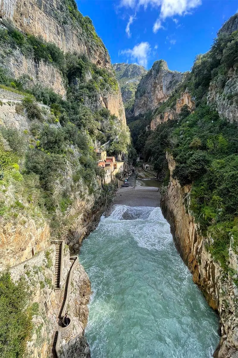 Fiordo di Furore fjord on the Amalfi Coast