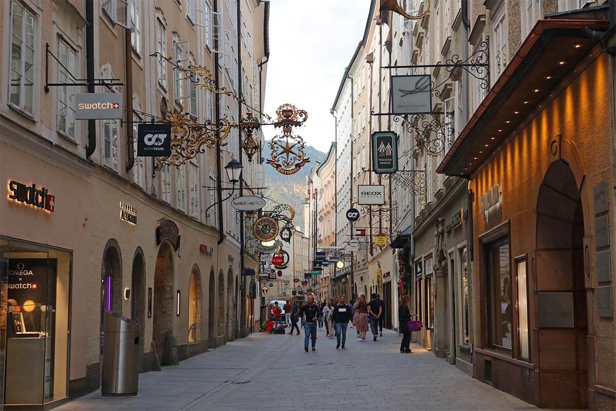 Getreidegasse Salzburg