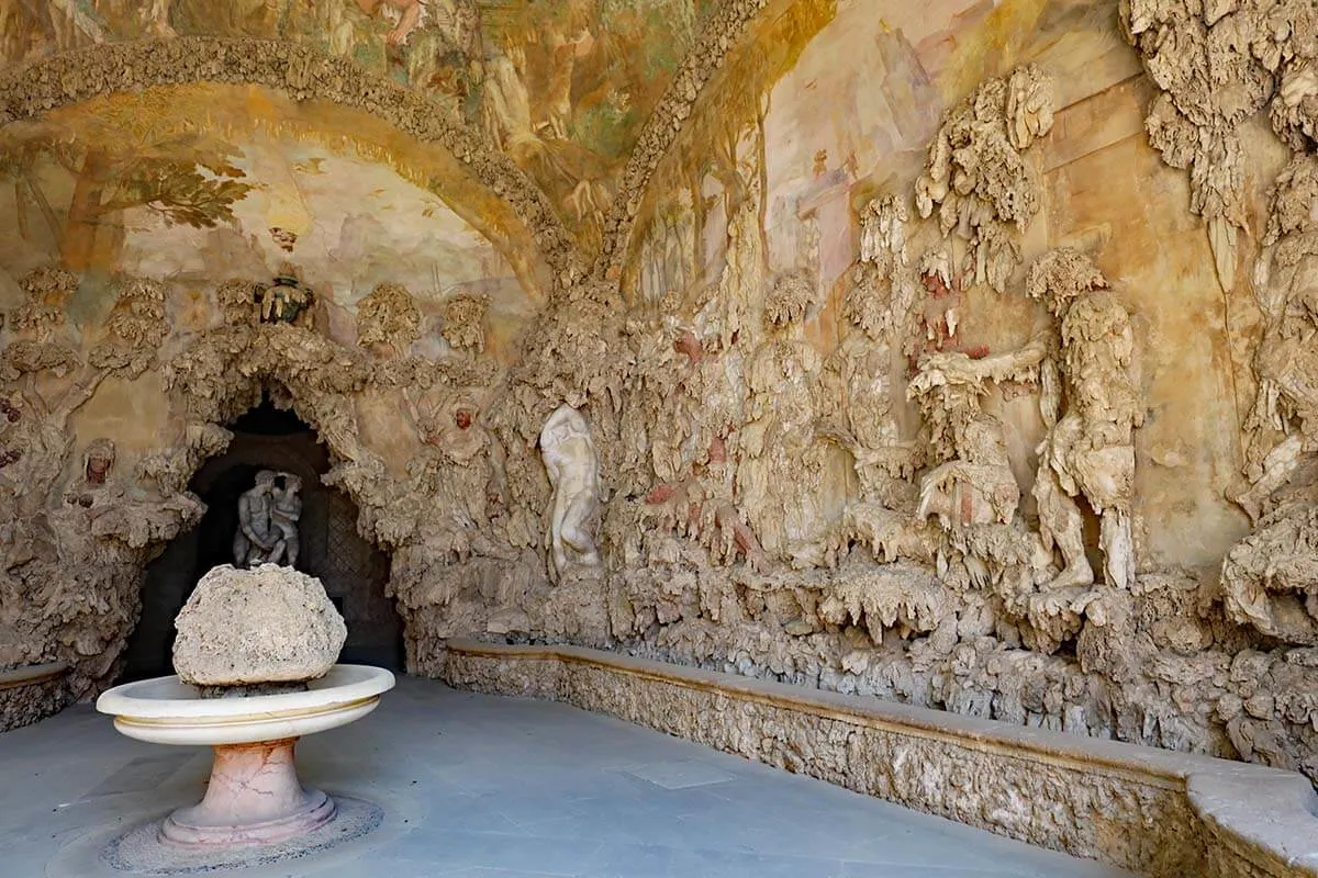 Grotta del Buontalenti at the Boboli Gardens in Florence