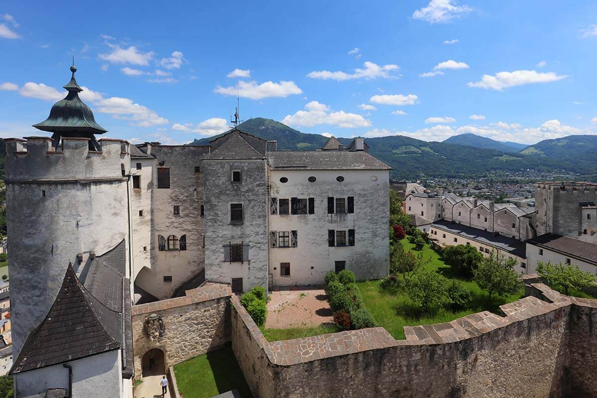 Hohensalzburg Fortress, Salzburg - view from Panorama Tour