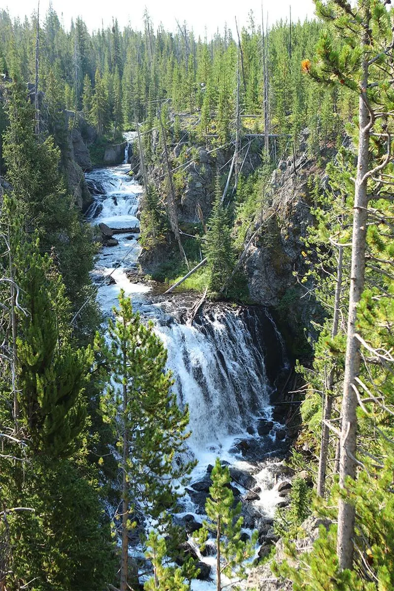 Kepler Cascades - nice place to see along the lower loop of Yellowstone