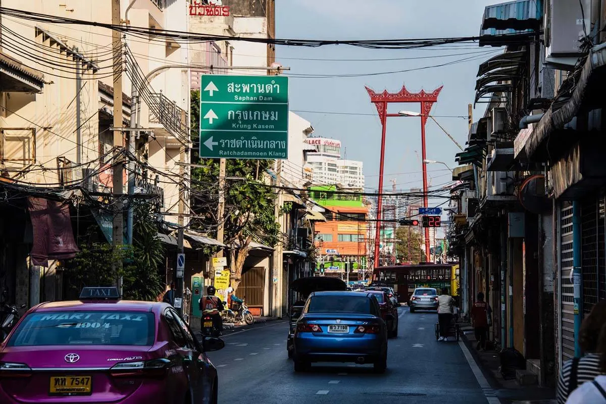 Phra Nakhon - Bangkok old town neighborhood