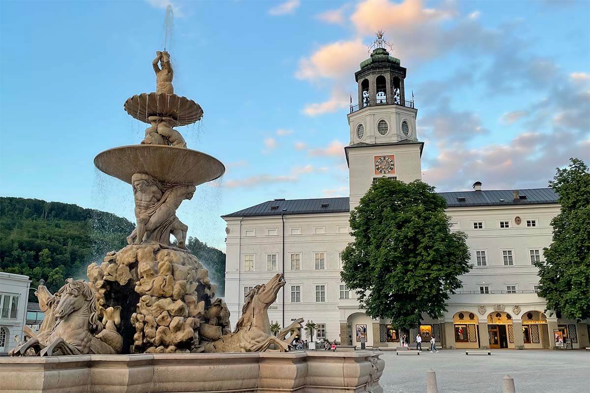 Residenzplatz en Salzburgo