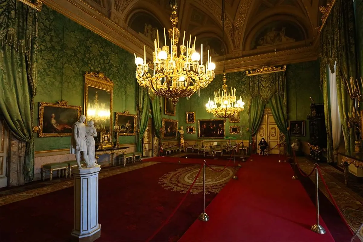 Royal Apartments at the Palatine Gallery inside Palazzo Pitti in Florence