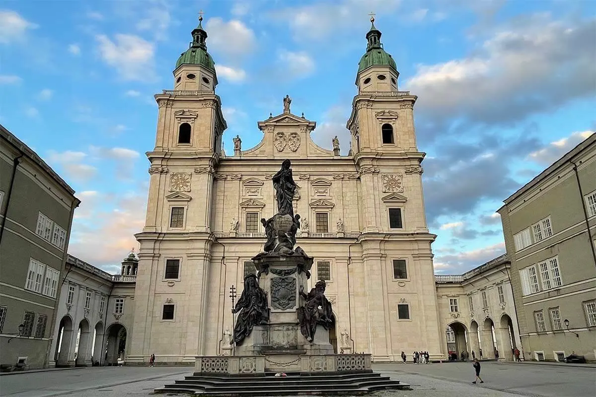 Salzburg Cathedral and Cathedral Square (Domplatz)