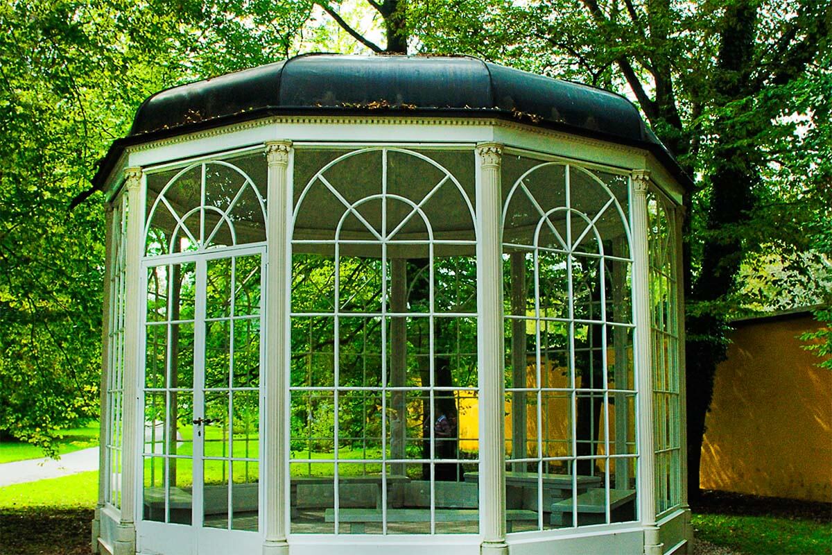 Sound of Music Pavilion at Hellbrunn Palace near Salzburg