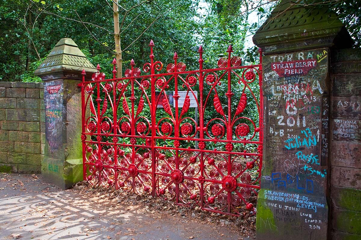 The Beatles Strawberry Field in Liverpool UK