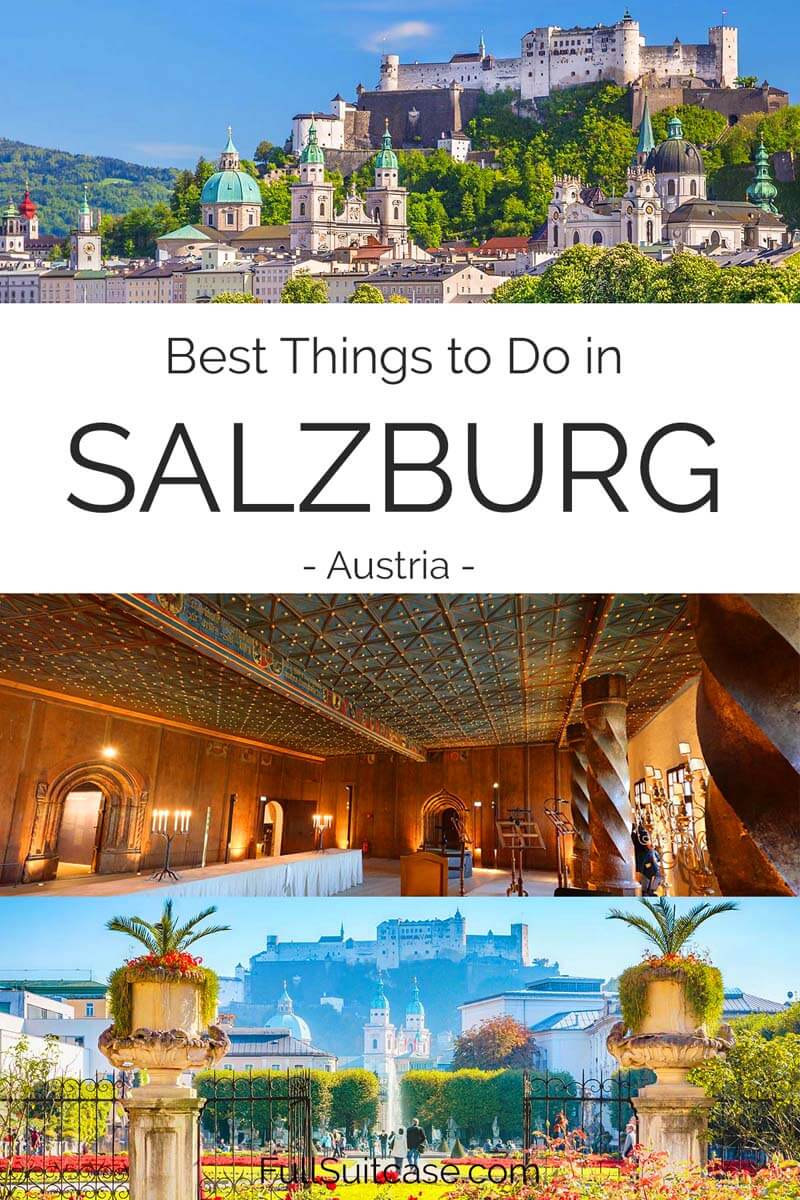 Top things to do and places to see in Salzburg Austria
