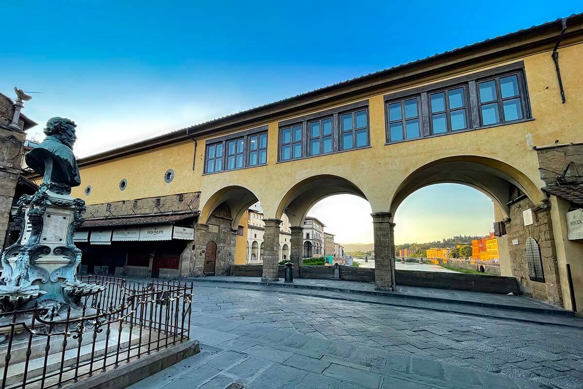 Vasari Corridor over the Ponte Vecchio in Florence