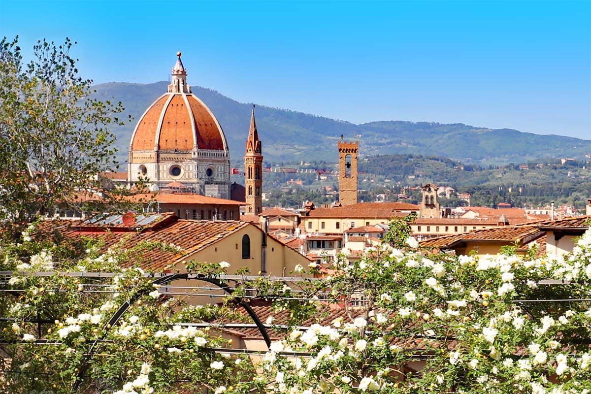 View from Bardini Gardens in Florence