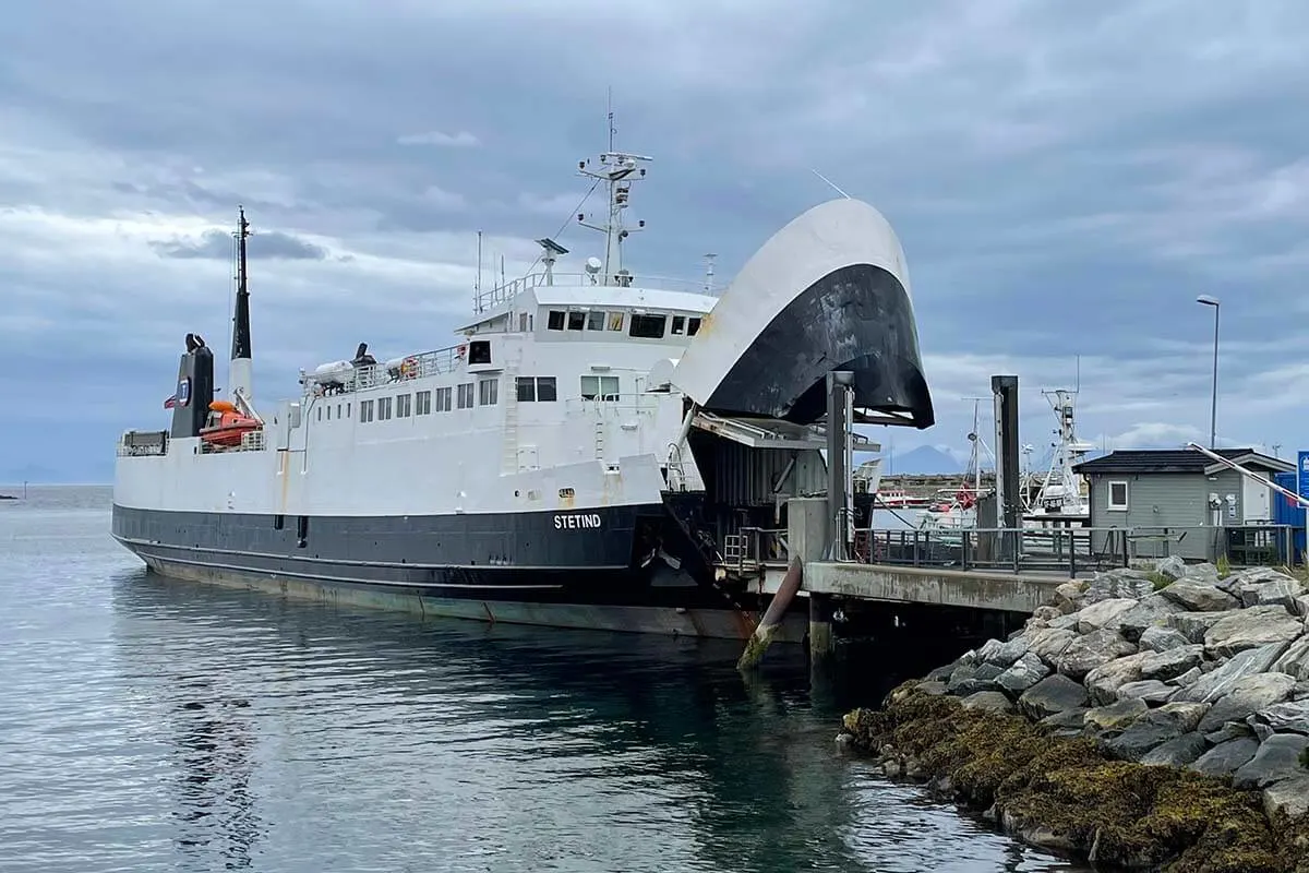 Andenes to Gryllefjord (Senja) Ferry in Norway