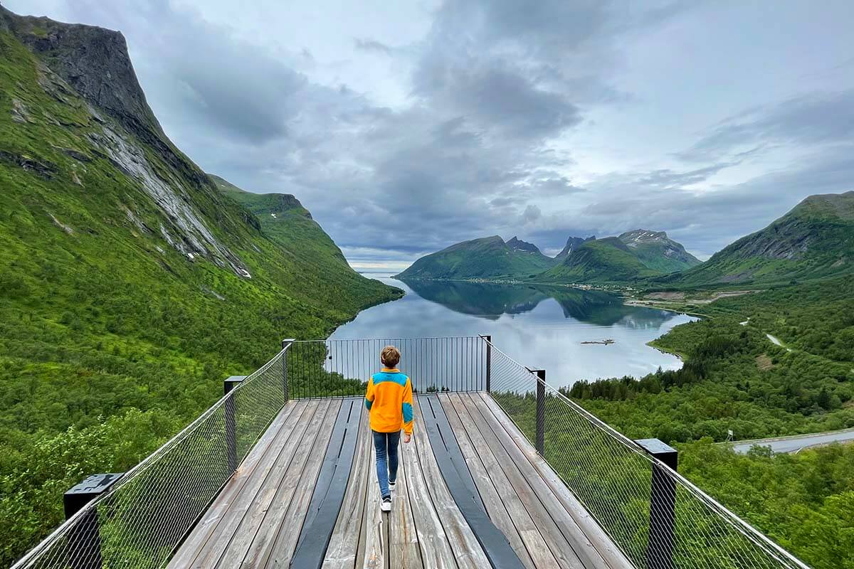 Bergsbotn viewing platform, Senja island, Norway