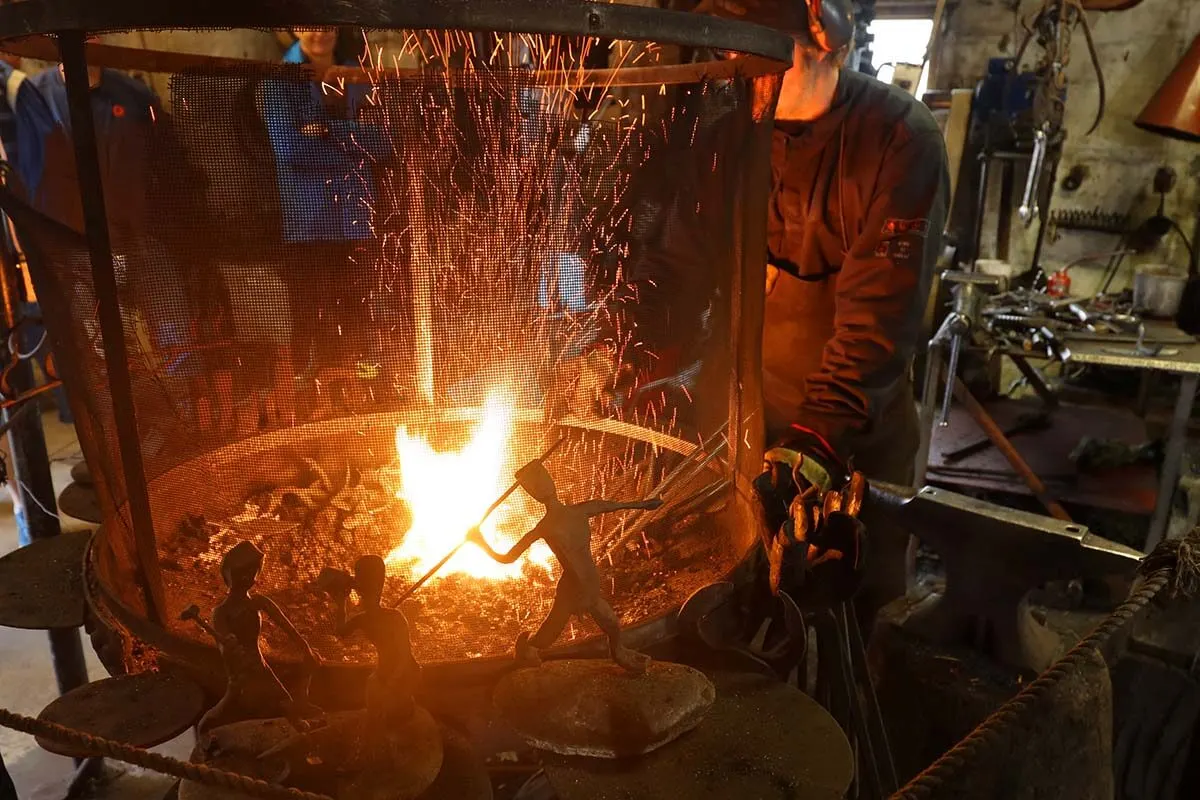 Blacksmith at Sund (Smeden I Sund - Sund Fiskerimuseum) in Lofoten, Norway