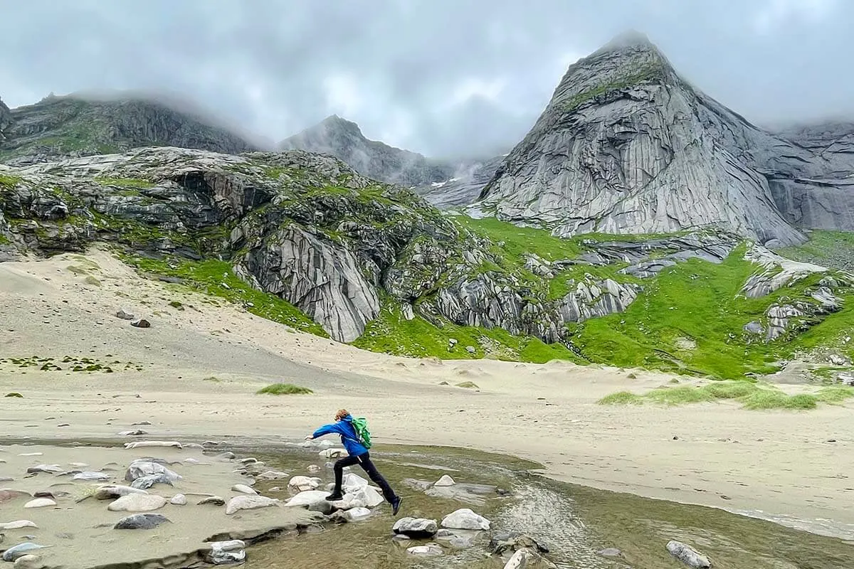 Bunes Beach in Lofoten, Norway