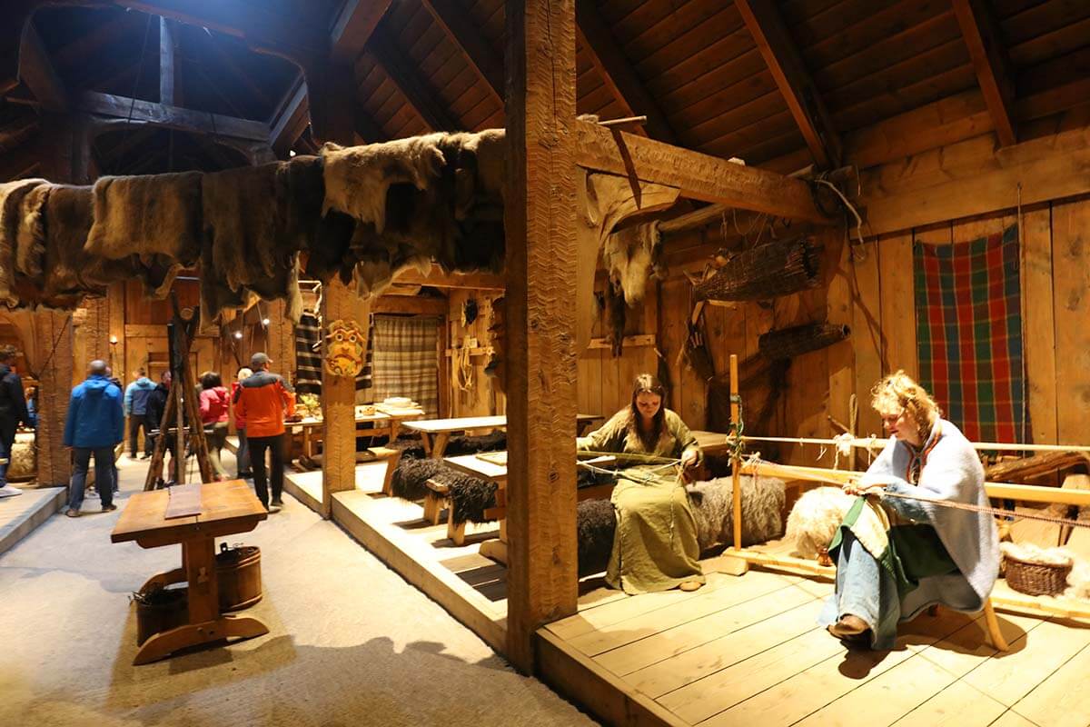 Lofotr Viking Museum in Bostad, North of Norway