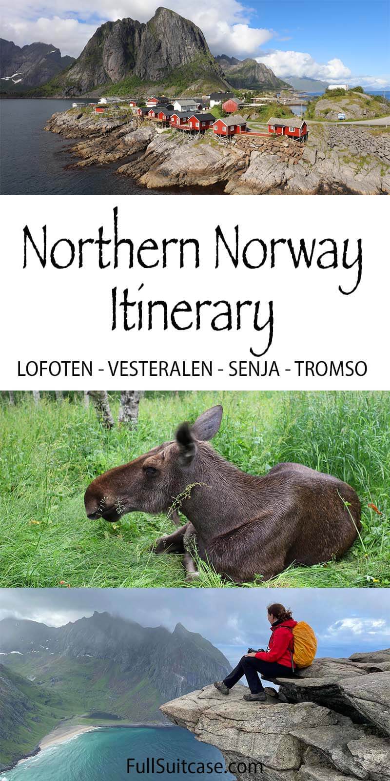 Northern Norway trip itinerary for two weeks visiting Lofoten Islands, Vesteralen, Senja, and Tromso
