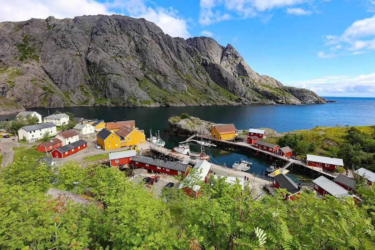 Nusfjord village in Lofoten islands, Northern Norway