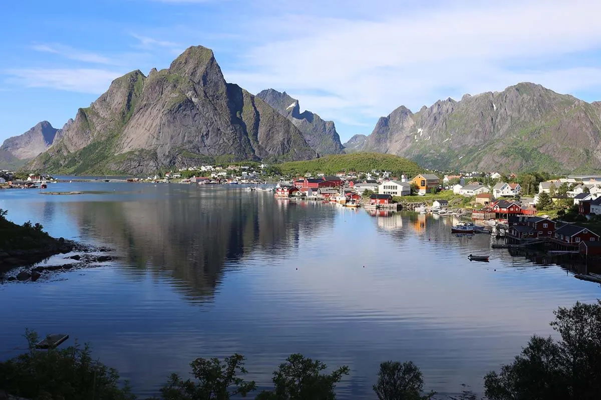 Reine village in Northern Norway