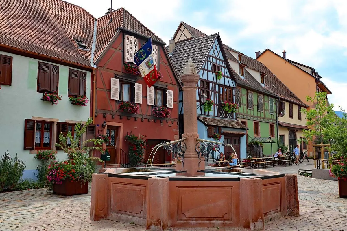 Bergheim - one of the prettiest villages on Alsace wine route