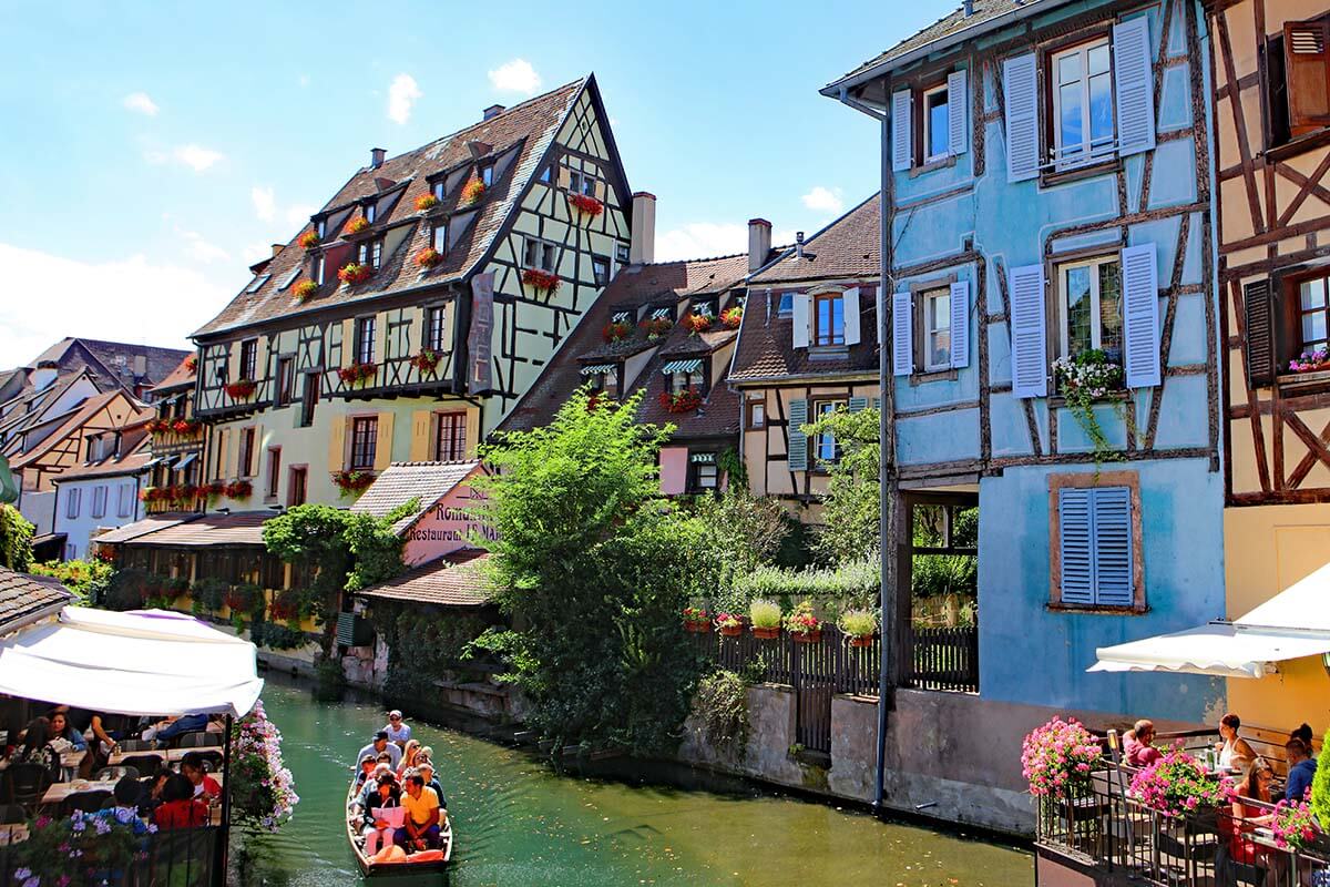 Colmar town is a must see in the Alsace wine region