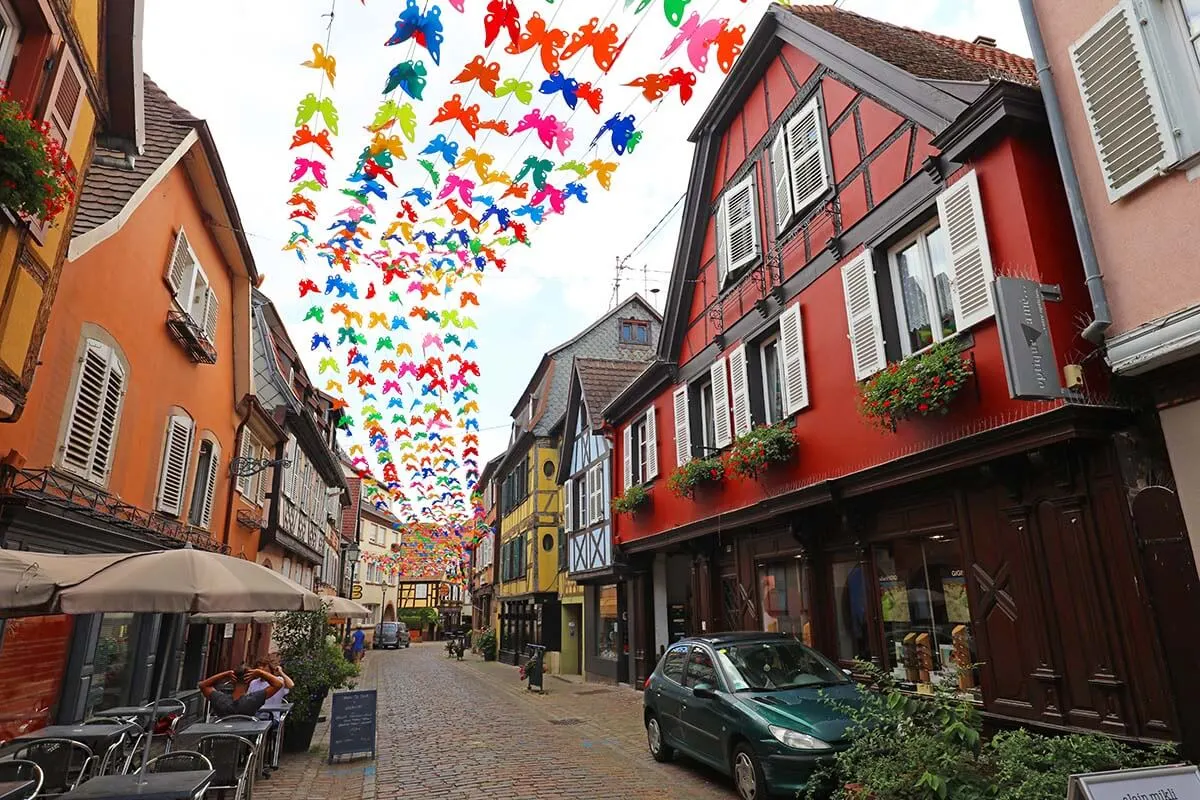 Grand Rue main street in Barr town in Alsace