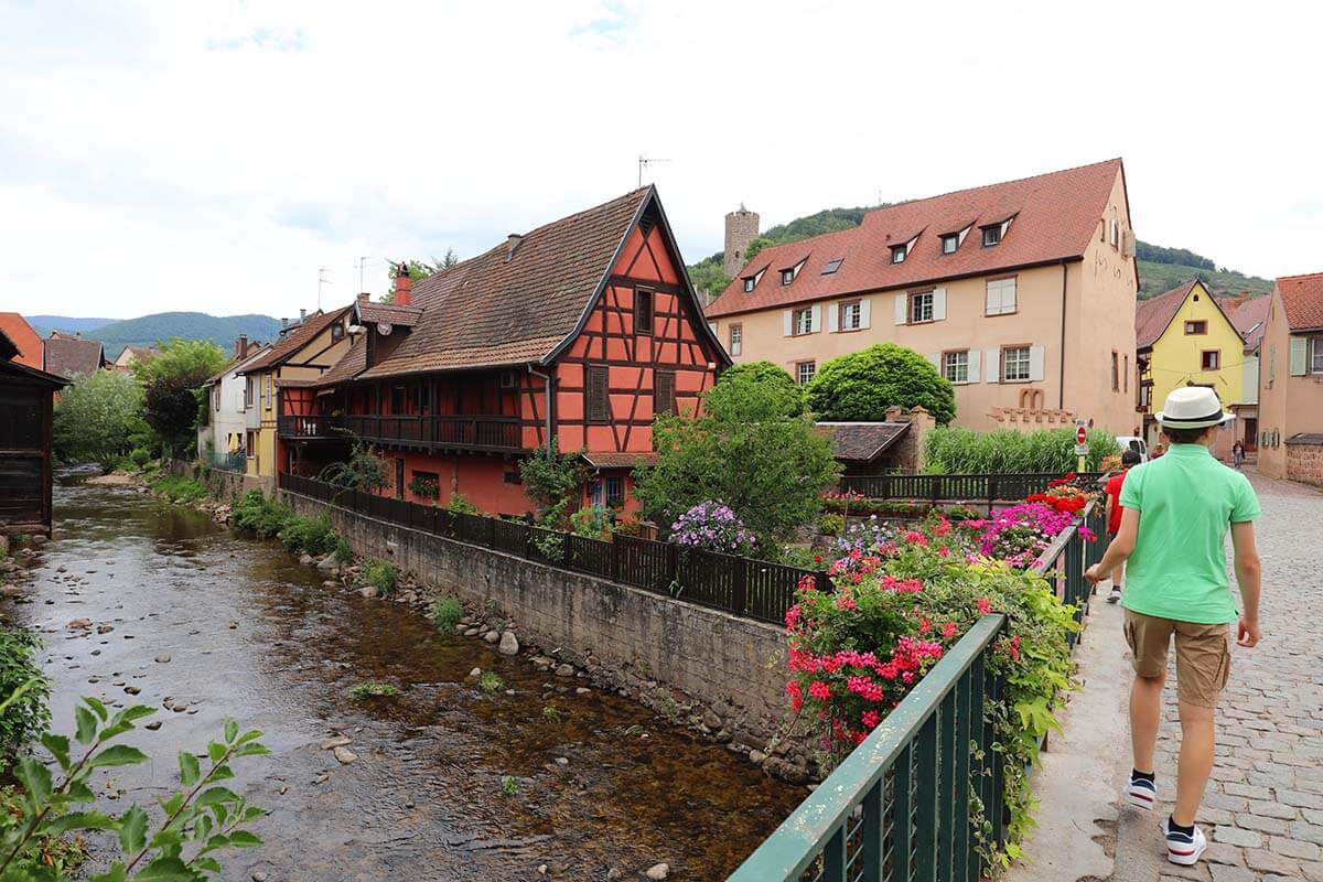 Kaysersberg-Vignoble is one of the nicest towns to visit in Alsace France