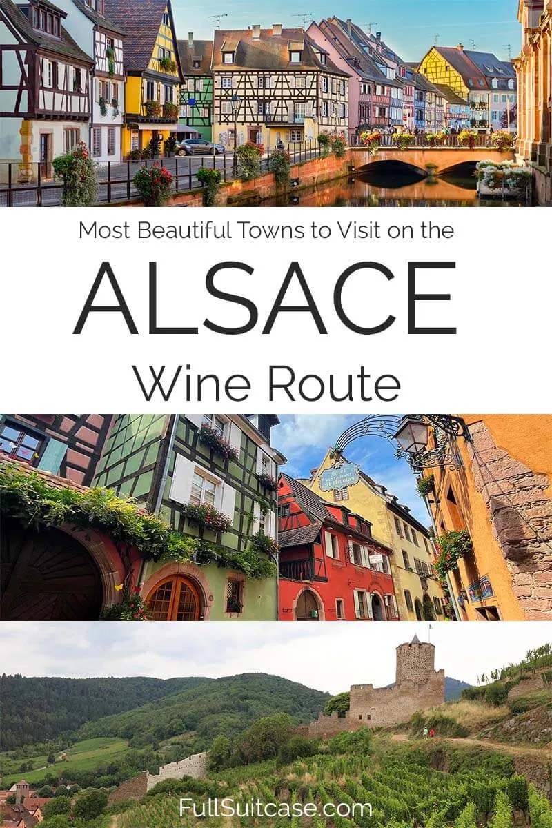 Most beautiful villages and towns to see on the Alsace wine route in France