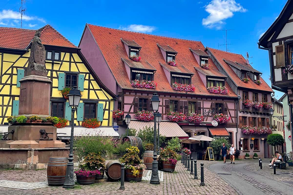 Ribeauvillé - one of the best towns to see when dricing the Alsace wine road