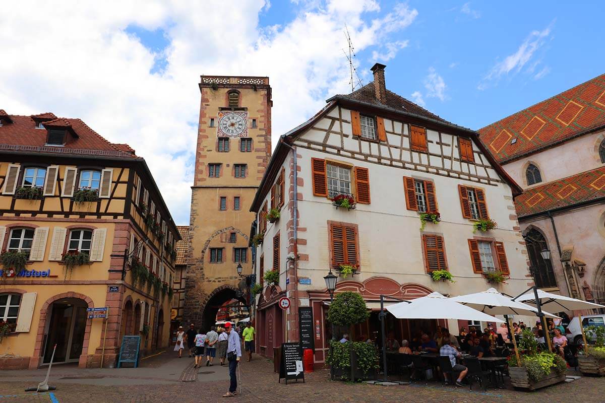 Ribeauville town in Alsace France