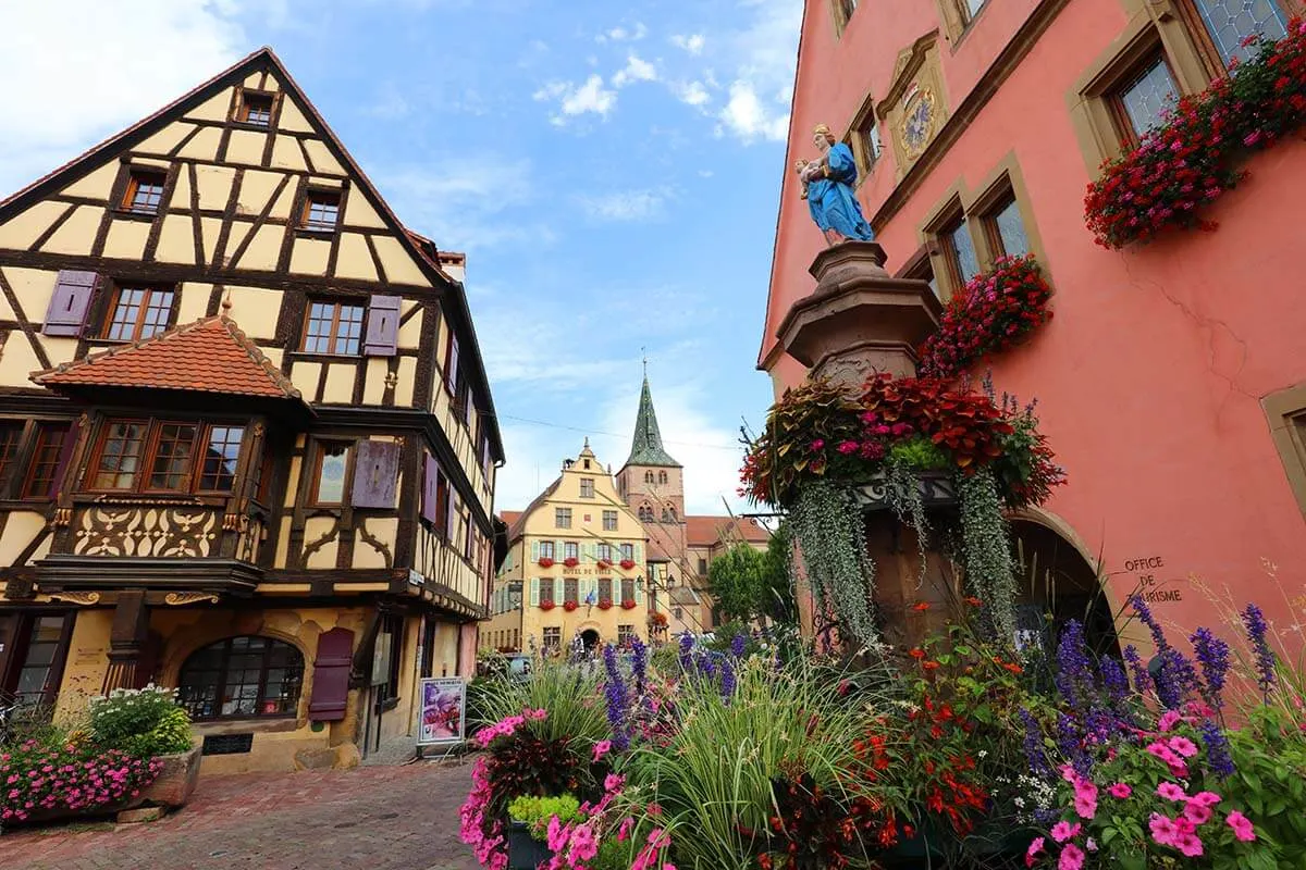 Turckheim old town center - Alsace, France