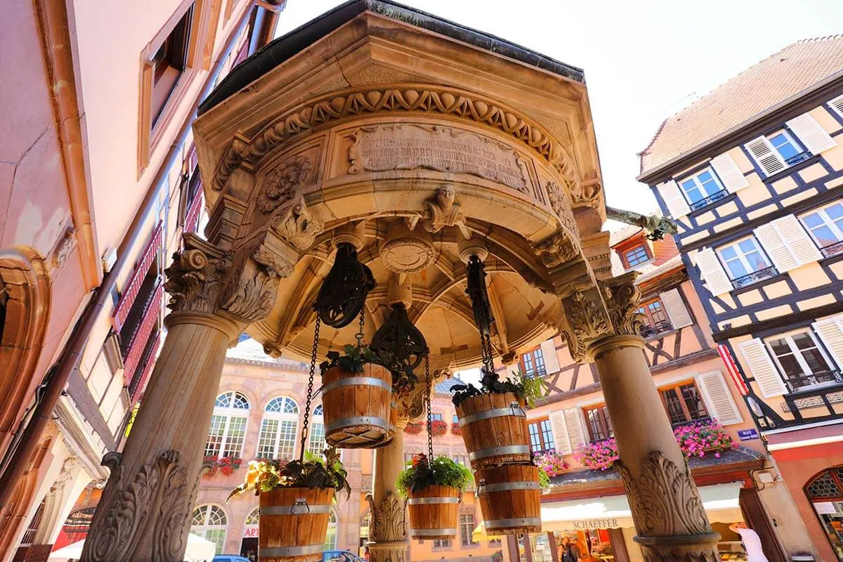 Well With Six Buckets (Puit aux Six Seaux) in Obernai France
