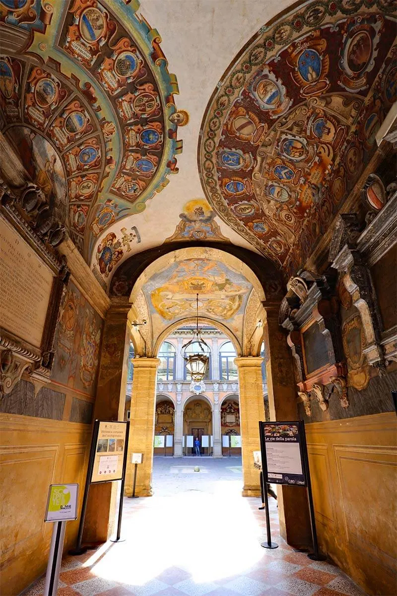 Archiginnasio Palace in Bologna