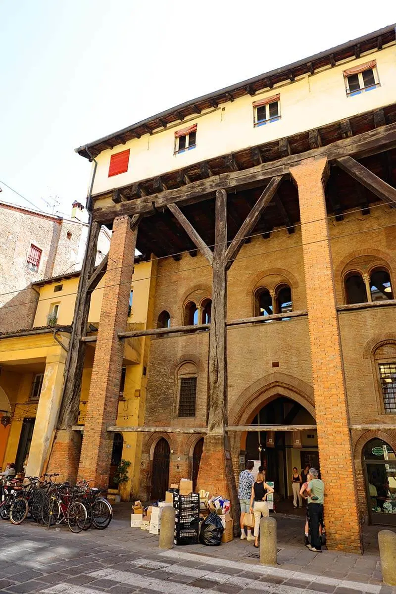 Casa Isolani on Strada Maggiore in Bologna