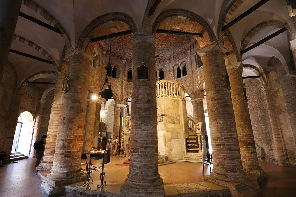 Church of the Holy Sepulchre - one of the seven churches of Santo Stefano Complex in Bologna