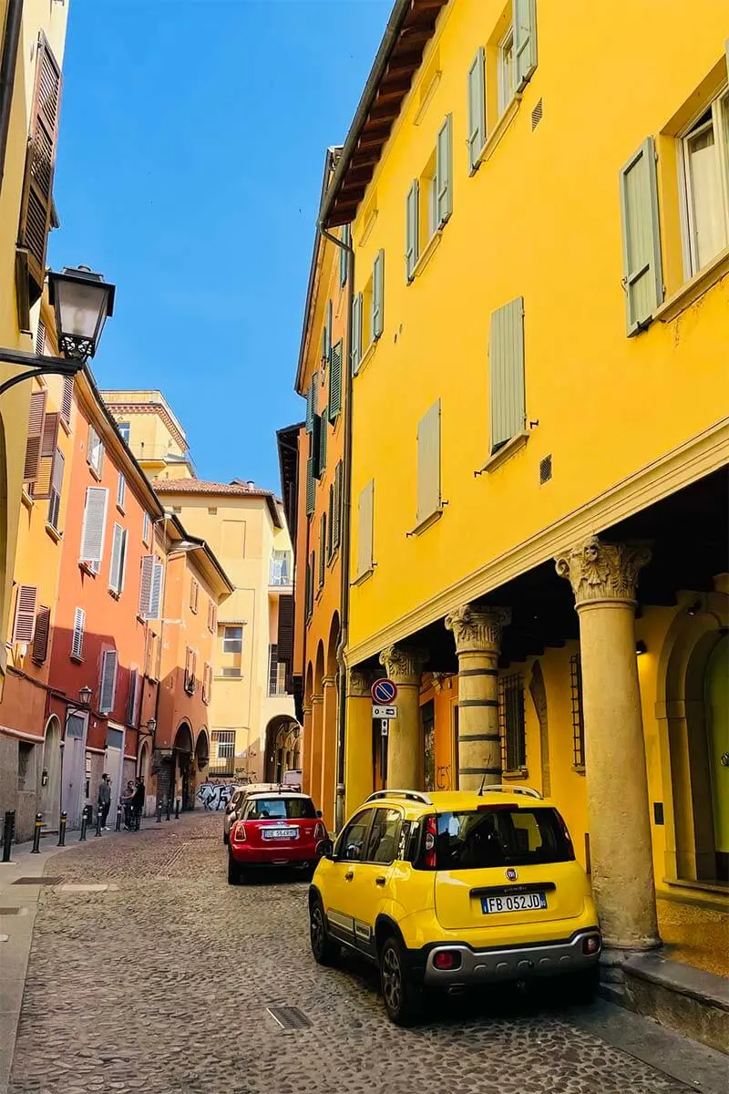 Colorful Jewish Ghetto area is one of the nicest places to see in Bologna