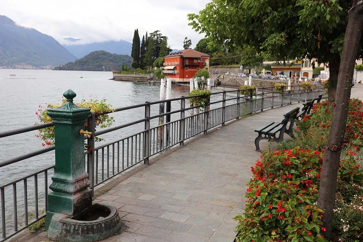 Drinking fountain on the shores of Lake Como