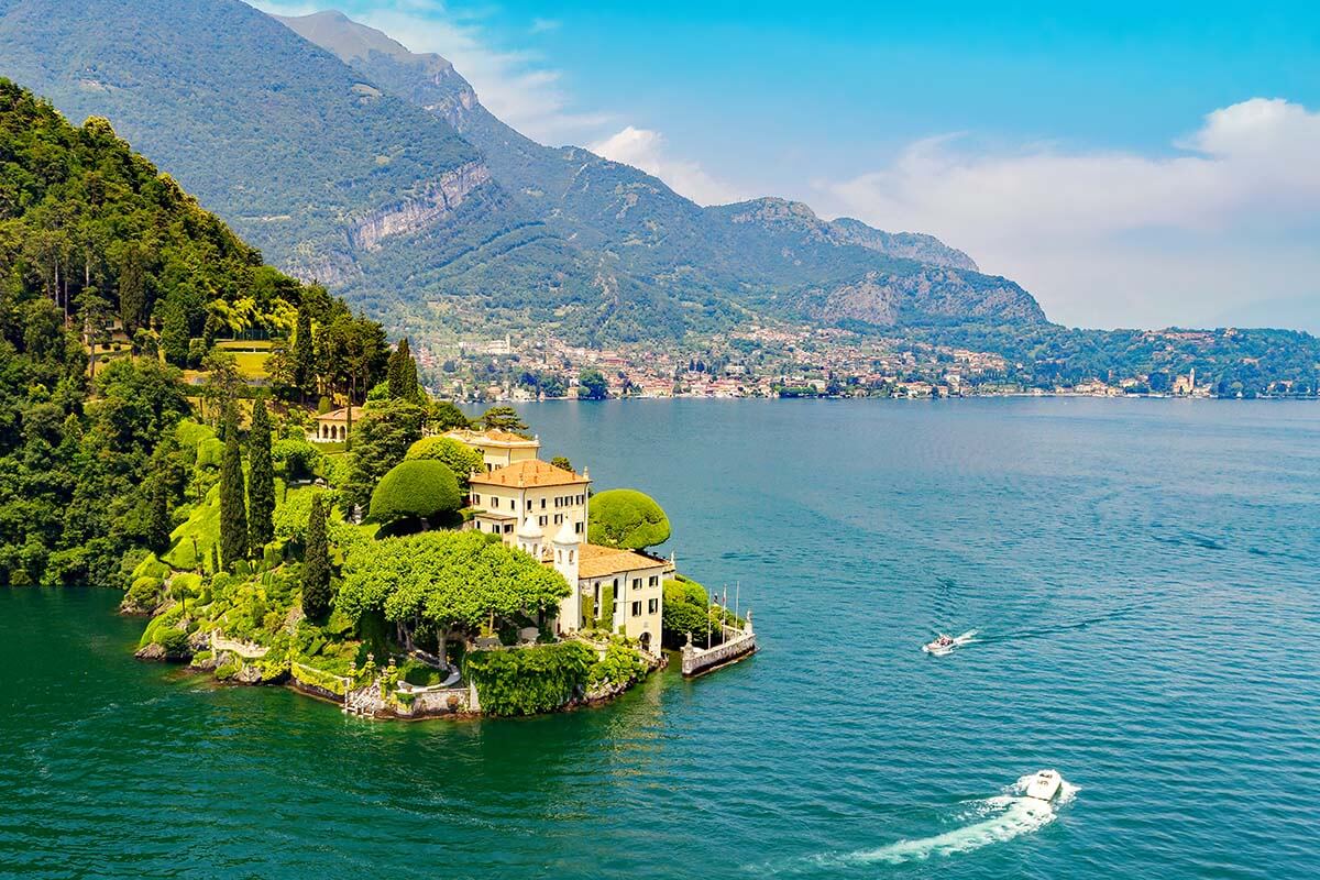 Most beautiful villas on Lake Como, Italy