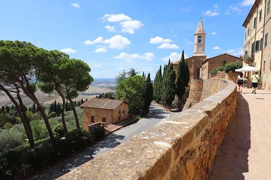 Pienza - one of the nicest small towns in Tuscany Italy