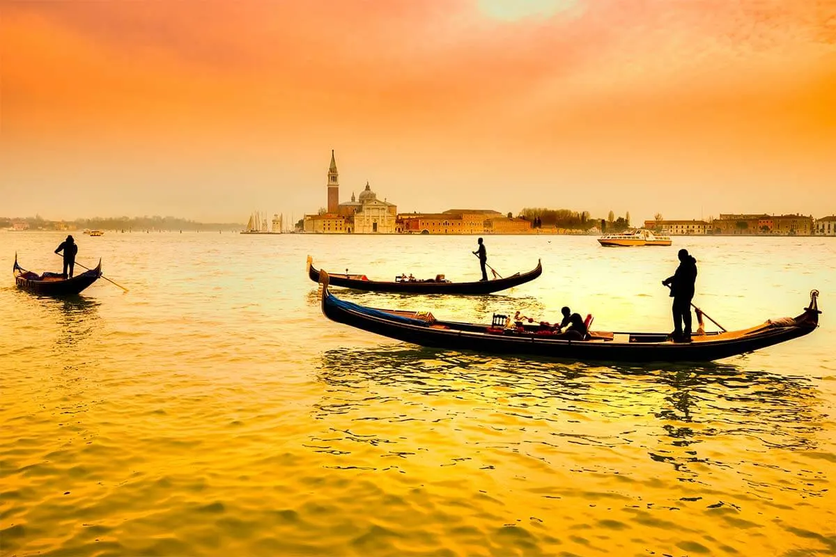 Sunset on Venetian Lagoon