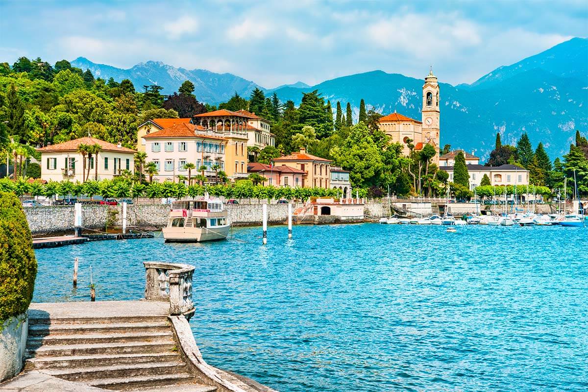 Tremezzo town in Lake Como, Italy