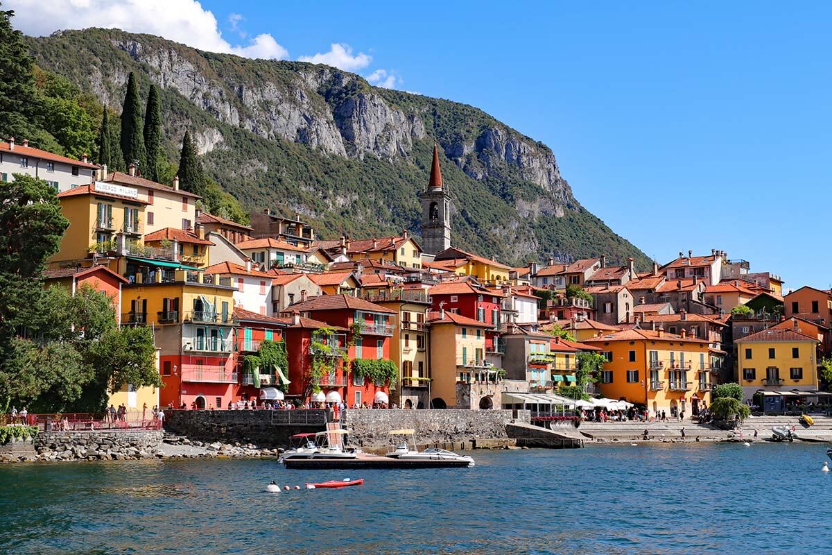 Varenna town in Lake Como, Italy