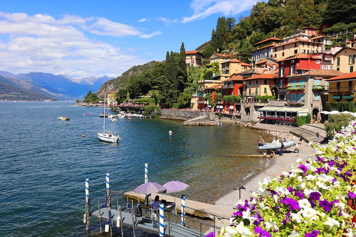 Varenna town in Lake Como, Italy